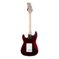 eko guitars st100 3 4 chrome red ilektriki kithara 3 4 typoy stratocaster kokkini extra photo 1