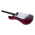 eko guitars st100 3 4 chrome red ilektriki kithara 3 4 typoy stratocaster kokkini extra photo 2