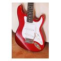 eko guitars st100 3 4 chrome red ilektriki kithara 3 4 typoy stratocaster kokkini extra photo 5