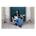 eko guitars st100 3 4 metallic blue ilektriki kithara 3 4 typoy stratocaster mple extra photo 8