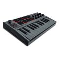 akai mpk mini grey mkiii midi keyboard 25 pliktron extra photo 1