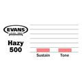 evans s14r50 clear 500 snare side derma tampoyroy 14 clear extra photo 1