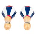 meinl msm3cu rawhide marakes traditional cuba flag zeygos extra photo 1