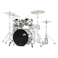ds drum fury white pearls lacquer club kit akoystika ntrams maple kasa 20 leyka extra photo 1