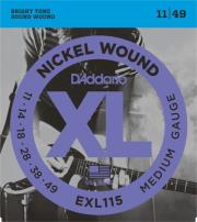 xordes ilektrikis kitharas d addario exl115 xl series blues jazz rock 11 49 nickel wound photo