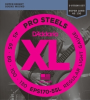 xordes ilektrikoy mpasoy d addario eps170 5sl 5 strings xl super long scale 45 130 regular light photo