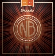 xordes akoystikis kitharas d addario nb1047 extra light nickel bronze photo