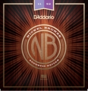 xordes akoystikis kitharas d addario nb1152 custom light nickel bronze photo