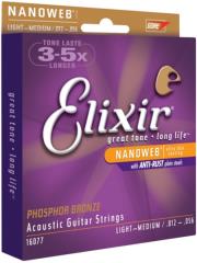 xordes akoystikis kitharas elixir 16077 nanoweb light medium 12 56 phosphor bronze photo