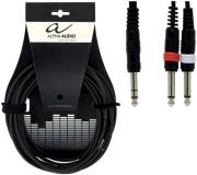 kalodio y gewa basic line alpha audio 1 x 63mm stereo 2 x 63mm mono 15m photo