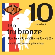 xordes akoystikis kitharas rotosound tb10 tru bronze extra light 10 50 80 20 bronze photo