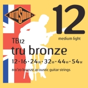 xordes akoystikis kitharas rotosound tb12 tru bronze medium light 12 54 80 20 bronze photo