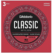 xordes klasikis kitharas d addario ej 27n 3d 3sets silverplated photo