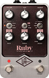 universal audio uafx ruby 63 top boost amplifier photo
