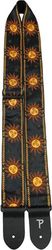 perris jacquard design yellow suns on black dermatini zoni kitharas mpasoy photo