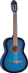 eko guitars cs10 blue burst klassiki kithara 4 4 me thiki mple photo