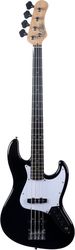 eko guitars jb100 black ilektriko mpaso jazz bass mayro photo
