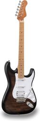 soundsation rider deluxe mtrbk ilektriki kithara typoy stratocaster transparent black flamed photo soundsation rider deluxe mtrbk ilektriki kithara typoy stratocaster transparent black flamed photo