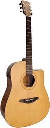 soundsation en41ce nts ilektrakoystiki kithara typoy dreadnought cutaway natural j458j photo