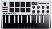 akai mpk mini white mkiii midi keyboard 25 pliktron photo