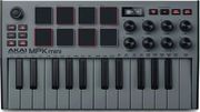 akai mpk mini grey mkiii midi keyboard 25 pliktron photo