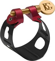 bg ldsb duo ligature black lacquered sfigktiras gia soprano saxofono photo