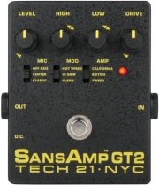 petali tech 21 preamp sansamp gt2 tube amp emulator pedal photo