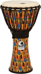 djembe toca sfdj 10k freestyle rope tuned 10 kente cloth photo