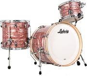 ludwig classic maple downbeat 20 pink oyster akoystiko drums set photo