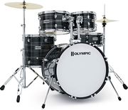 premier olympic 20 fusion premium black oyster akoystiko drum set me piatinia photo