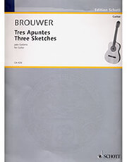 brouwer leo tres apuntes three sketches photo