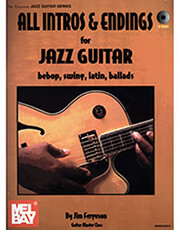 all intros endings for jazz guitar biblio cd photo