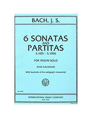 bach js6 sonates and partites photo