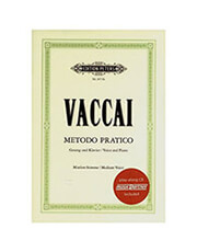 Nicola Vaccai Metodo Pratico For Medium Voice (bk/cd) Μουσικα