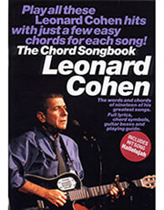 cohen leonard the chord songbook photo