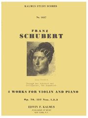 schubert 4 works for violin op70 137 photo