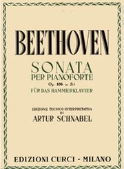 lvbeethoven sonata per pianoforte op 106 in sib fur das hammerklavier schnabel photo lvbeethoven sonata per pianoforte op 106 in sib fur das hammerklavier schnabel photo