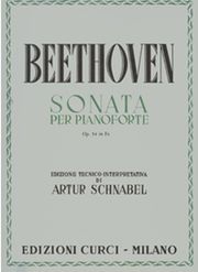beethoven sonata per pianoforte op 54 in fa photo