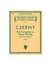 czerny first instruction in piano playing photo