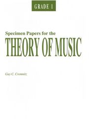 specimen papers new theory of music 1 photo