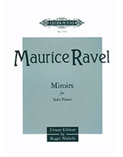 maurice ravel miroirs for solo piano urtext edition ekdoseis peters photo
