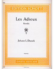 johann l dussek les adieux rondo ekdoseis schott photo