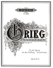 grieg to spring op 43 n 6 photo
