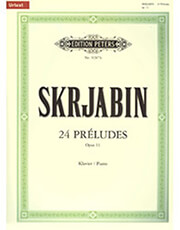 alexander scriabin 24 preludes opus 11 ekdoseis peters photo alexander scriabin 24 preludes opus 11 ekdoseis peters photo
