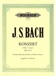 jsbach konzert a dur bwv 1055 ekdoseis peters photo