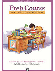 alfred s basic piano library prep course activity ear training level d photo