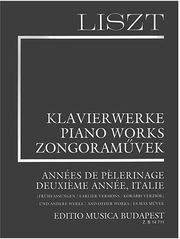 liszt annes de pelerinage n2 deuxieme anne italie photo