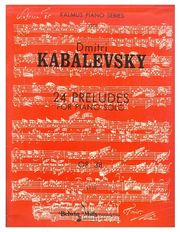 kabalevsky 24 preludes op 38 photo