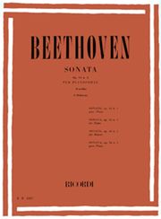 lvbeethoven sonata op14 n2 per pianoforte ekdoseis ricordi photo