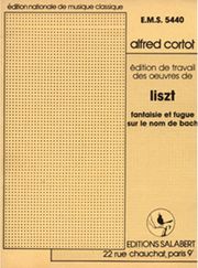 liszt fantaisie fuga uber bach photo